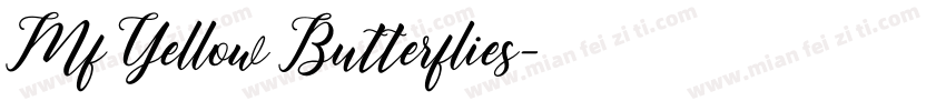 Mf Yellow Butterflies字体转换